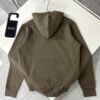 CD Embroidered Logo Pullover Hoodie - Olive Green
