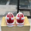 c26cafb6 CLB Trainers with Multi-Panel Details and Studded Heel - Red/White