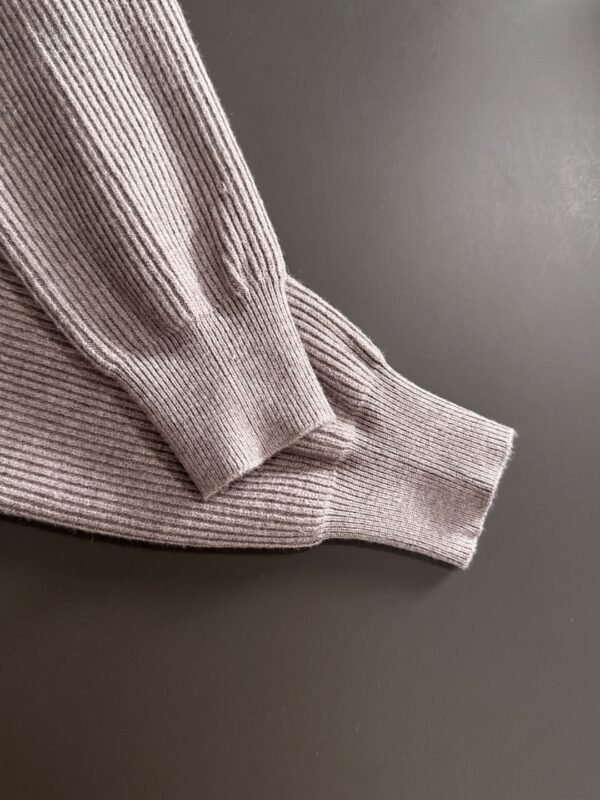 CG Half-Zip Knit Jumper - Taupe Grey