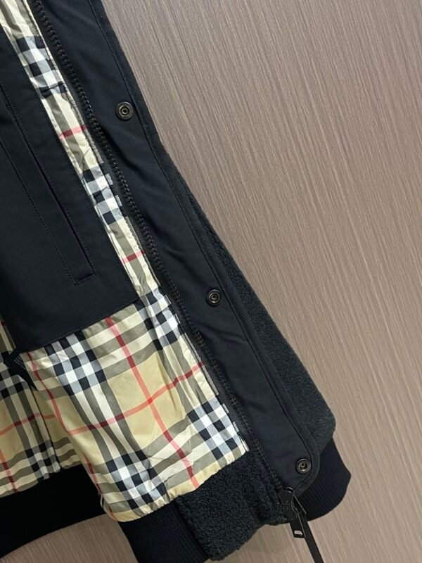 BRBY Hooded Fleece Hybrid Jacket - Black