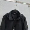 FND Hooded Zip-Up Utility Jacket - Black