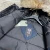 CG Utility Parka Coat with Fur-Trim Hood - Navy Blue