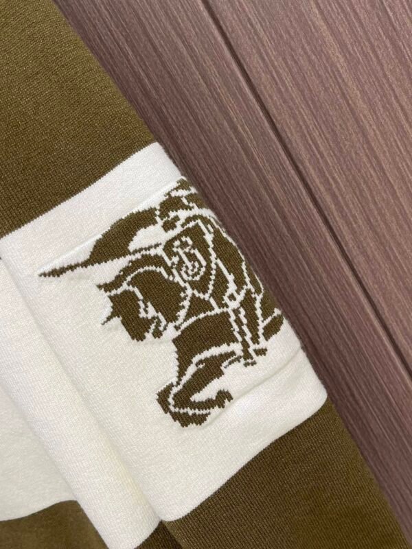 BRBY Colour-Block Crew Neck Jumper - Green