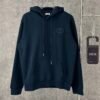CD Embroidered Logo Pullover Hoodie - Navy Blue