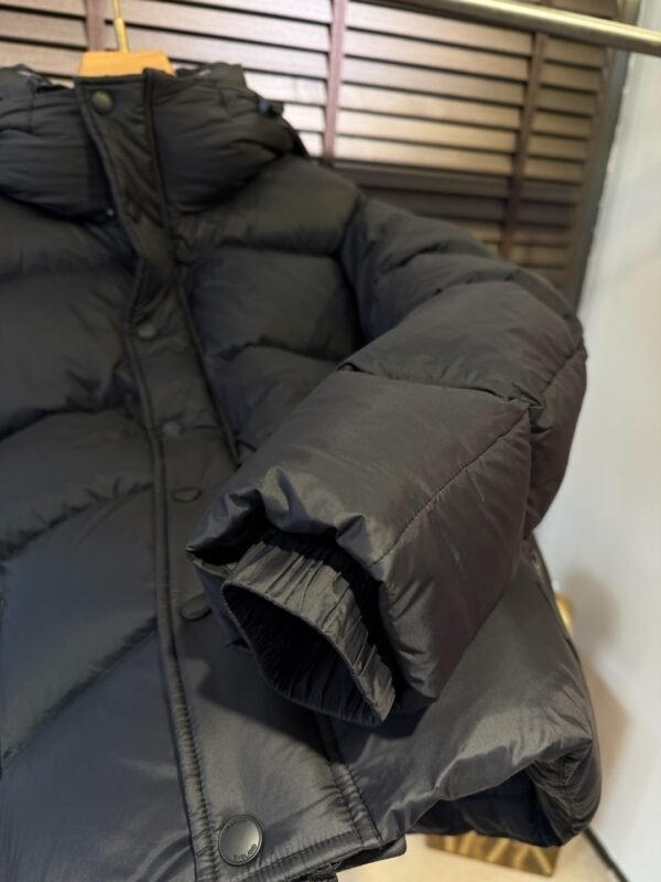 BRBY Hooded Puffer Jacket - Black