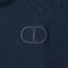 CD Embroidered Logo Pullover Hoodie - Navy Blue