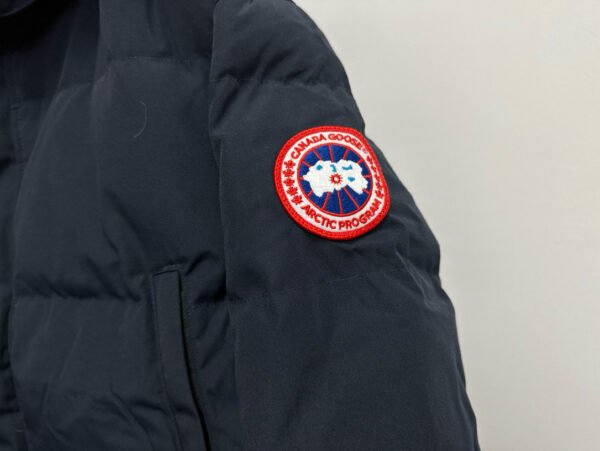 CG Hooded Puffer Jacket with Faux Fur Trim - Navy Blue