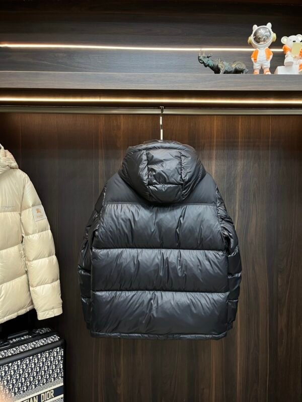 BRBY Hooded Puffer Jacket - Black