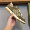 cbf06c80 GCCI Low-Top Monogram Trainers - Olive Brown