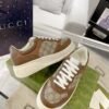 GCCI Low-Top Monogram Trainers - Brown