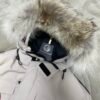 CG Utility Parka Coat with Fur-Trim Hood - White