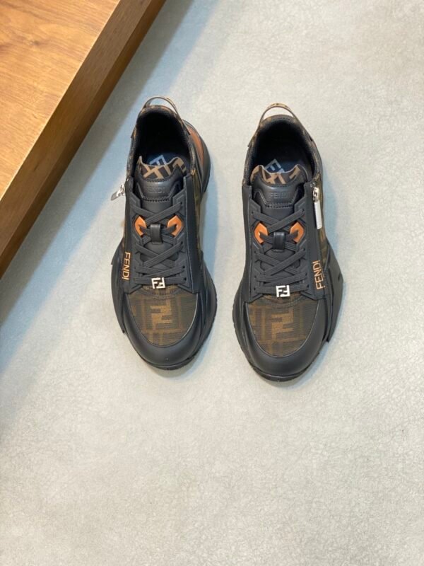 cd951699 FND Monogram Panel Trainers - Black