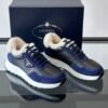 cdf91aed PRDA Low-Top Trainers with Plush Lined Collar - Navy
