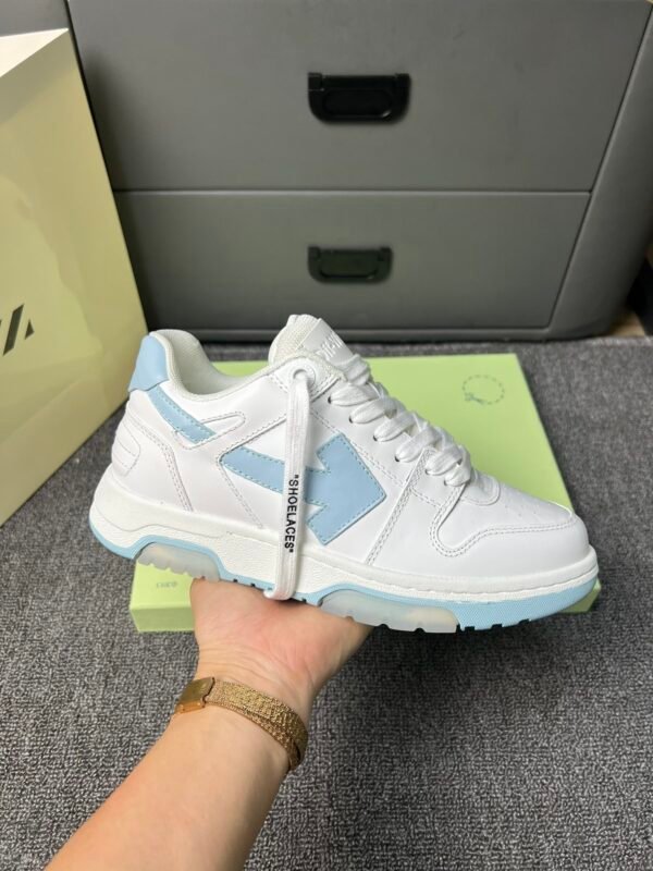 OFFW Trainers with Ice Blue Contrast Panels