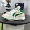 OFFW Trainers with Green Contrast Panels