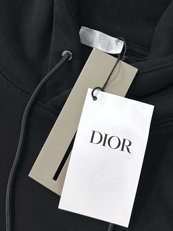 CD Embroidered Logo Pullover Hoodie - Black