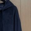 FND Hooded Zip-Up Jacket - Navy Blue