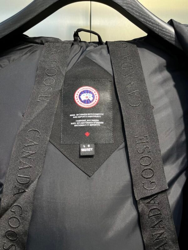 CG Fur-Trim Hooded Jacket with Utility Pockets - Black