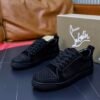 CLB Low-Top Trainers with Micro Stud Detail - Black