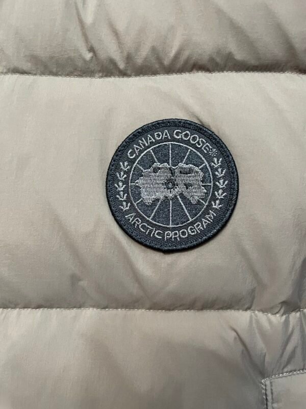 CG Hooded Zip-Up Puffer Jacket - Beige