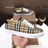 d3d37502 BRBY Low-Top Trainers with Check Pattern - Beige