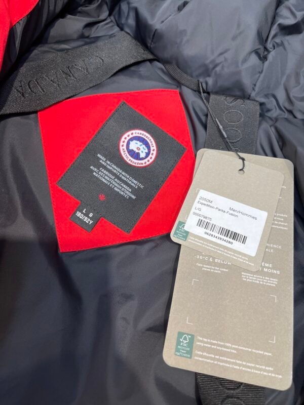 CG Fur-Trim Hooded Jacket with Utility Pockets - Red