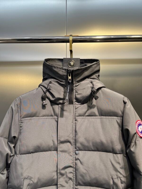 CG Quilted Hooded Puffer Jacket - Grey