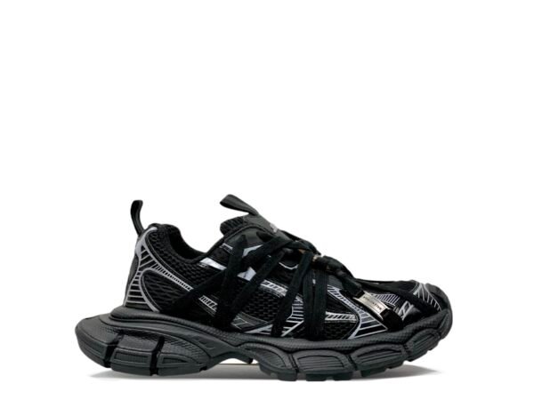 BLNCG Low-Top Trainers with Wrapped Lace Design - Black