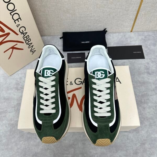 d61eb8b9 DG Low-Top Trainers with Green & Black Contrast Panels