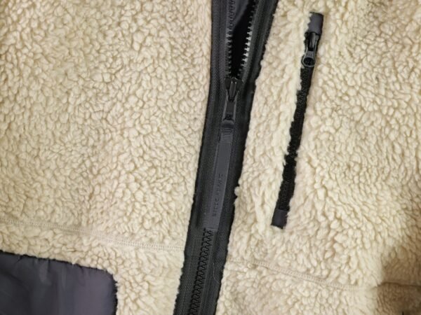 CG Zip-Up Sherpa Fleece Jacket - Cream