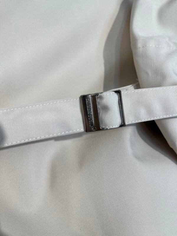 CG Fur-Trim Hooded Jacket with Utility Pockets - Light Beige