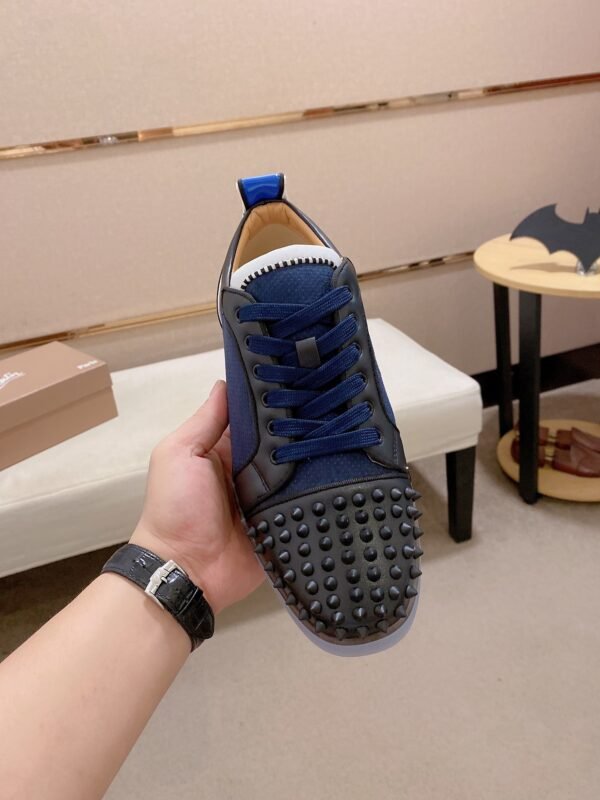 d8310649 CLB Low-Top Trainers with Studded Toe Detail - Navy Blue/Black