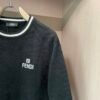 FND Embroidered Logo Crew Neck Jumper - Black