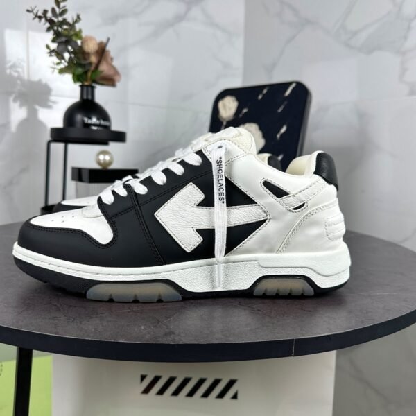 OFFW Trainers with Black & White Contrast Panels