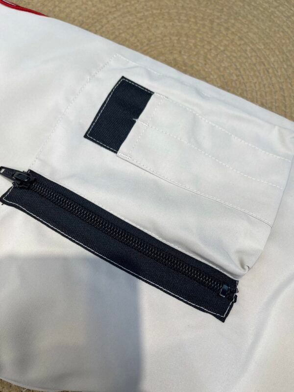 CG Fur-Trim Hooded Jacket with Utility Pockets - Light Beige