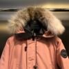 dad52bd7 CG Fur-Trim Hooded Jacket with Utility Pockets - Blush Pink