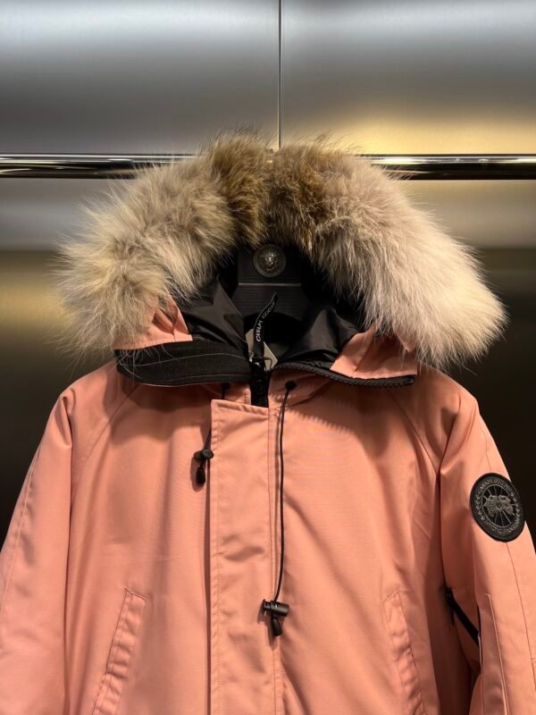 dad52bd7 CG Fur-Trim Hooded Jacket with Utility Pockets - Blush Pink
