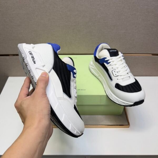 OFFW Trainers with Blue and Black Accents