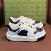 GCCI Trainers with Navy Embossed Monogram