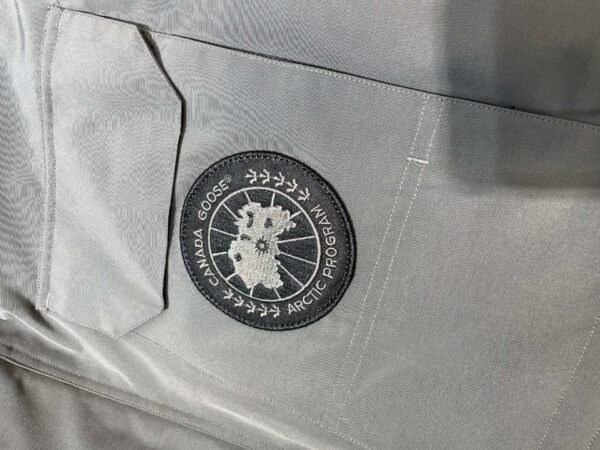 CG Utility Parka Coat with Fur-Trim Hood - Grey