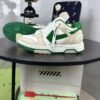 OFFW Trainers with Green Contrast Panels