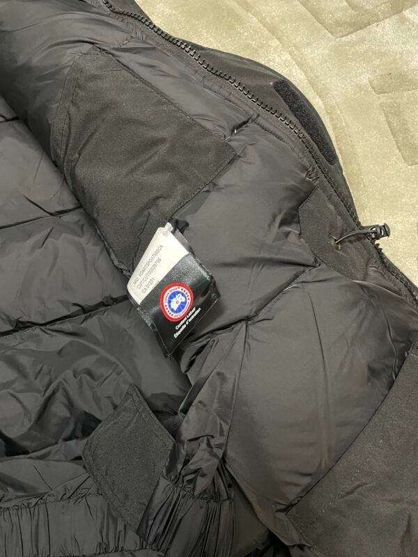 CG Utility Parka Coat with Fur-Trim Hood - Black