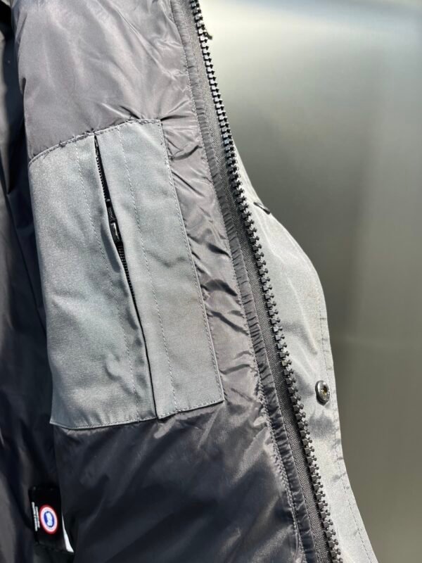 CG Quilted Hooded Puffer Jacket - Grey