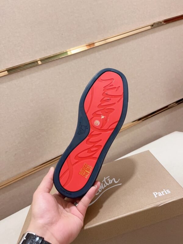 CLB Low-Top Trainers with Studded Toe Detail - Navy Blue