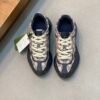 e24df23b GCCI Trainers with All-Over Monogram Pattern - Navy/Beige
