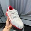 e26be6e6 CLB Trainers with Multi-Panel Details and Studded Heel - Red/White