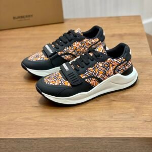 BRBY Trainers with All-Over Graphic Design