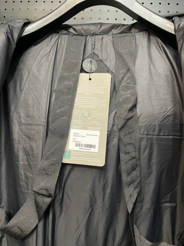 CG Hooded Zip-Up Puffer Jacket - Black