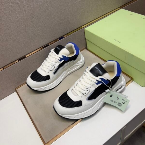 OFFW Trainers with Blue and Black Accents