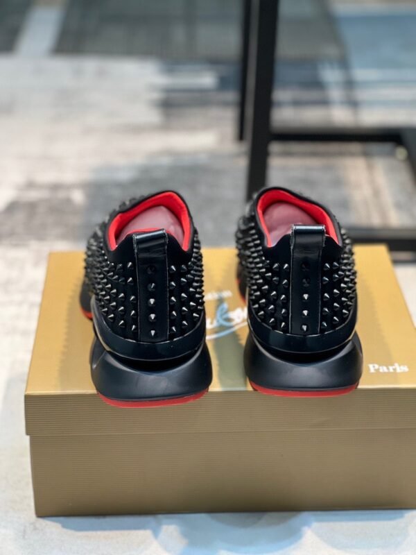 CLB Studded Slip-On Trainers with Chunky Sole - Black